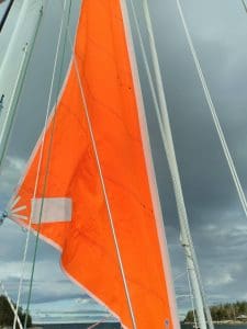 Storm sails are little or not used on a sailboat, but what does age do to them?