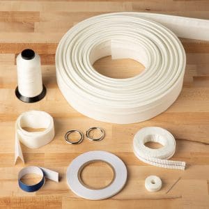 How to change hooks for a Luff Tape on a used sail