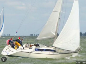 28.4m2 Rollfock im Ausleger