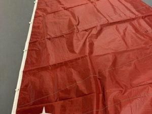 8m2 Tanbark Großsegel