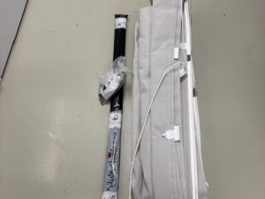 5.8m Maindrop in Sunbrella Silber