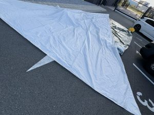 30m2 Genoa with 5mm luff tape